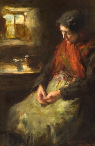 Schlafend von George Paul Chalmers