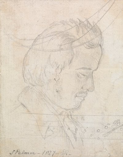 Porträtkopf von Samuel Palmer von George Richmond
