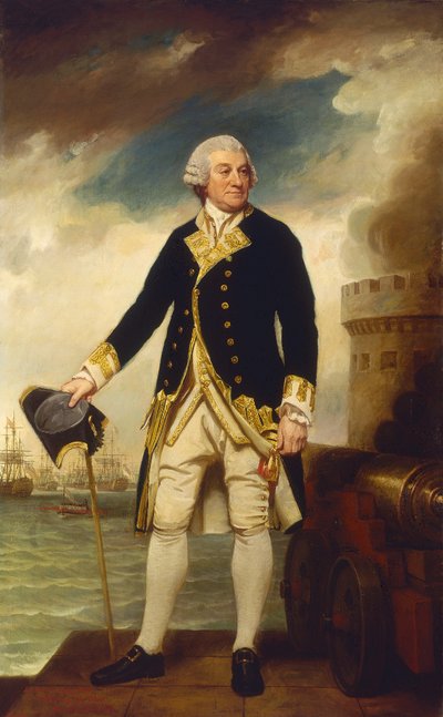 Admiral Sir Francis Geary (1709/10-1796) von George Romney