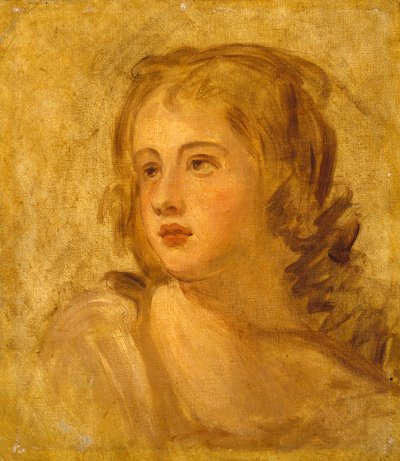 Kopf einer Frau, ca. 1782-86 von George Romney
