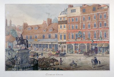 Charing Cross, Westminster, London, 1807 von George Shepherd