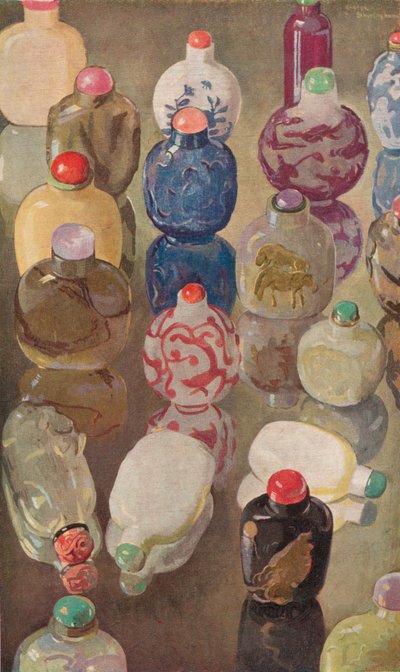 Chinesische Schnupftabakflaschen, ca. 1923 von George Sheringham