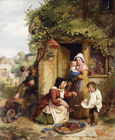 Der Kirschverkäufer, 1856 von George Smith