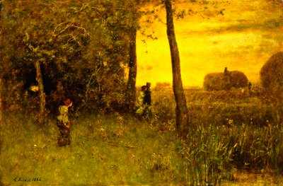 Die Badenden von George Snr. Inness