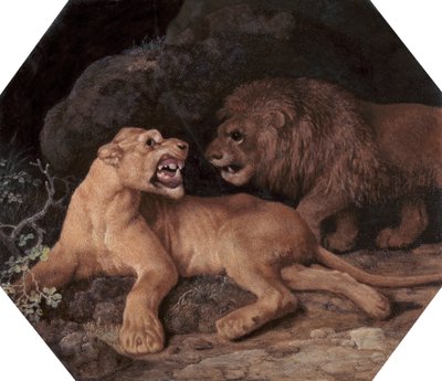 Löwe und Löwin von George Stubbs