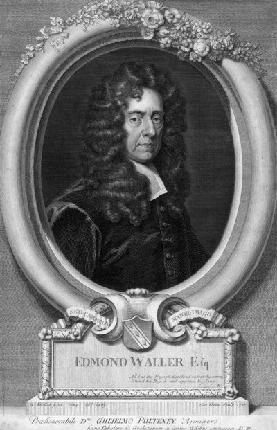 Edmond Waller, englischer Dichter des 17. Jahrhunderts von George Vertue
