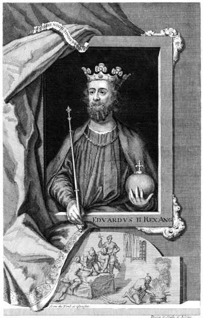 Eduard II. von England, 18. Jahrhundert von George Vertue