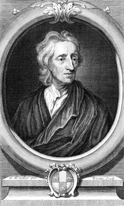 John Locke, englischer Philosoph, ca. 1713 von George Vertue