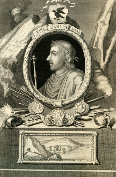 König Knut der Däne, 1732 von George Vertue