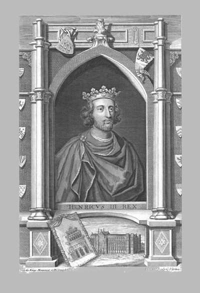 Denkmal für Heinrich III., ca. 1730er von George Vertue