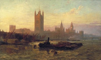 Der Palast von Westminster, 1892 von George Vicat Cole