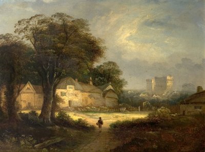 Castle Ashby, Northamptonshire, 19. Jahrhundert von George Vincent