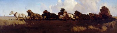 Über die schwarzen Bodenebenen von George Washington Lambert