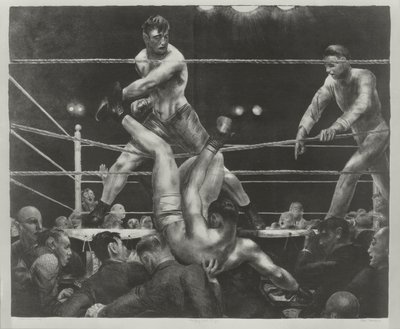Dempsey und Firpo von George Wesley Bellows