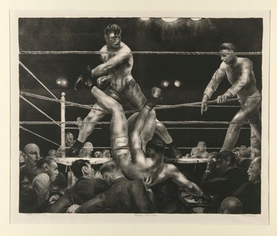 Dempsey und Firpo von George Wesley Bellows