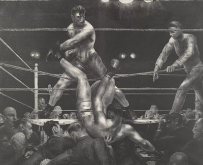 Dempsey und Firpo von George Wesley Bellows