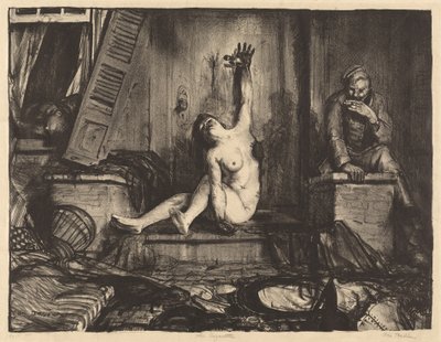 Die Zigarette, 1918 von George Wesley Bellows