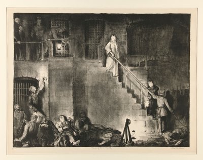 Die Ermordung von Edith Cavell von George Wesley Bellows