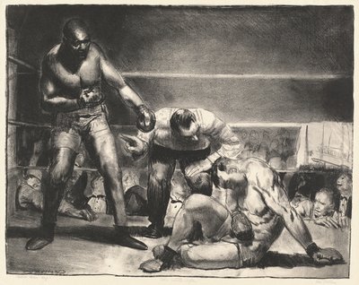 Die weiße Hoffnung, 1921 von George Wesley Bellows