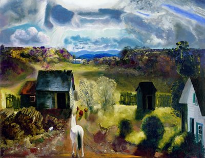 Das weiße Pferd von George Wesley Bellows