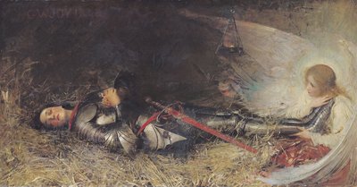 Johanna von Orleans schläft, 1895 von George William Joy
