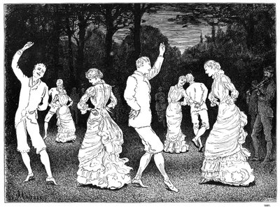 Eine brillante Idee, 1881-1891 von George du Maurier