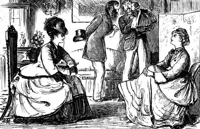 Englische Paare der Oberschicht von George du Maurier