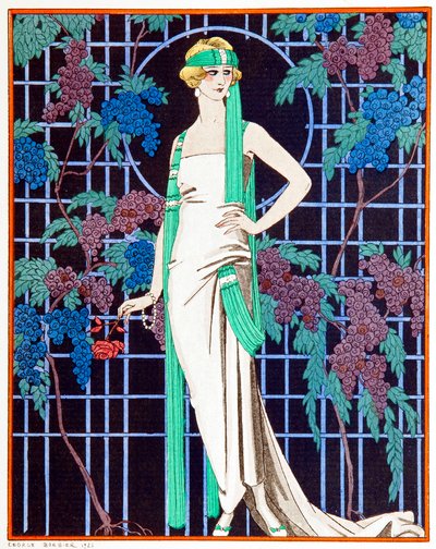 Rosen in der Nacht von Georges Barbier
