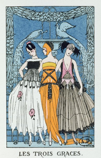 Die drei Grazien von Georges Barbier