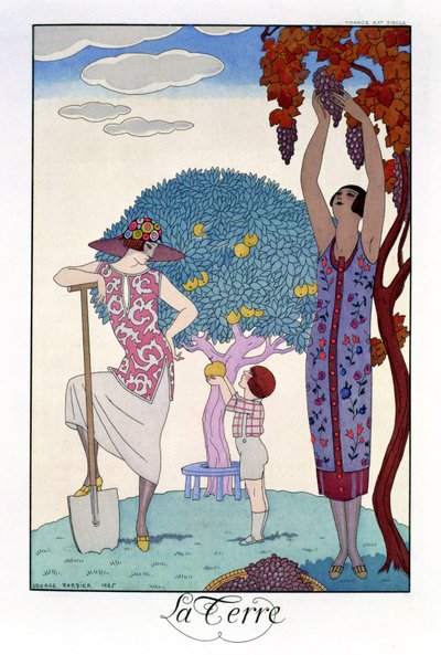 Die Erde von Georges Barbier