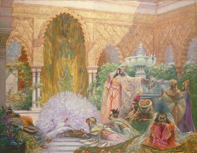 Der Pfauengarten von Georges Clairin