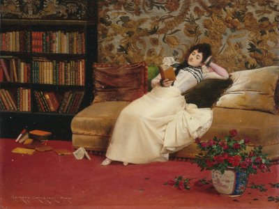 Lesen, um 1890 von Georges Croegaert