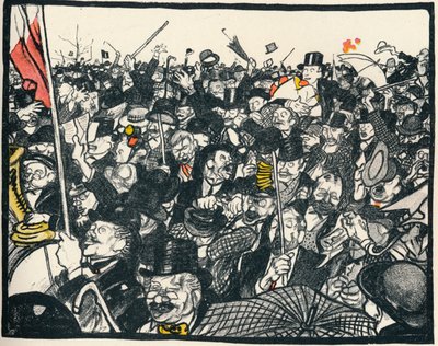 Le Triomphateur Aux Elections, ca. 1911 von Georges Dupuis