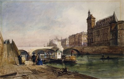 An der Seine, Paris von Georges Francois Guiaud