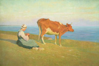 Abend, Bretagne von Georges Gascoyne