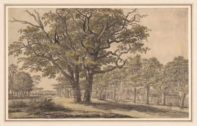 Landschaft (recto) von Georges Michel