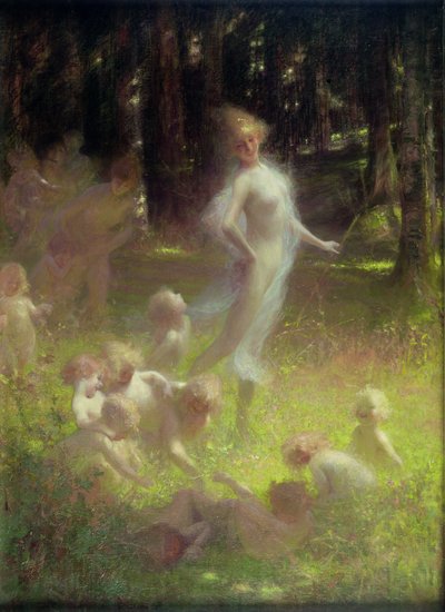 Fee und Kobolde im Unterholz von Georges Picard