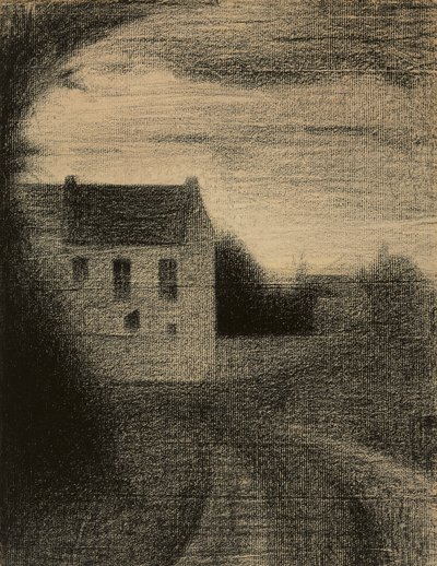 Quadratisches Haus; Maison carrée, ca. 1882-1884 von Georges Pierre Seurat