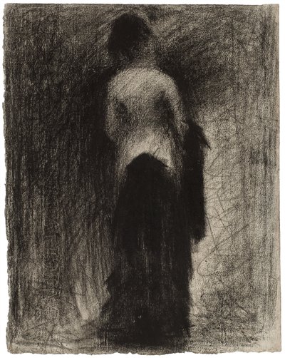 Der Spaziergang, ca. 1882 von Georges Pierre Seurat