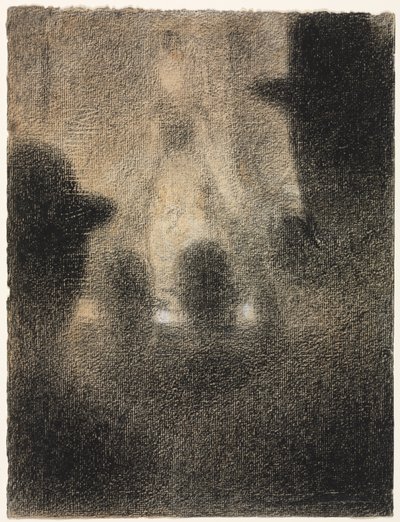 Café-Konzert, 1887-1888 von Georges Seurat