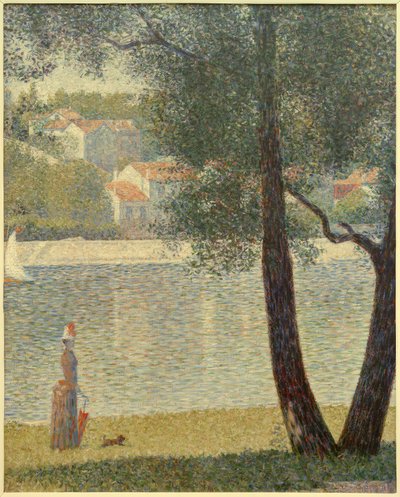 La Seine à Courbevoie von Georges Seurat