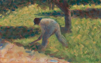 Bauer mit Hacke von Georges Seurat
