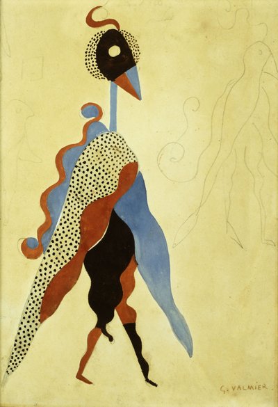 Kostümentwurf von Georges Valmier