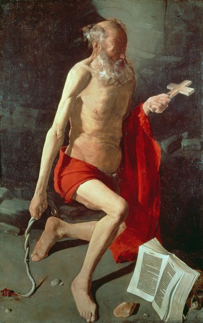 St. Hieronymus, ca. 1620 von Georges de La Tour
