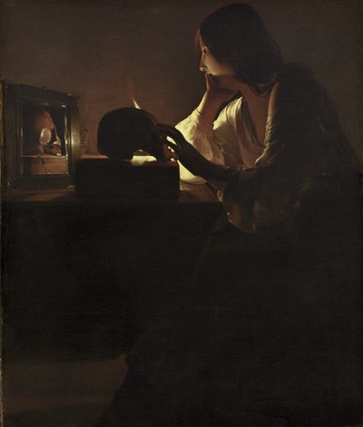 Die reuige Magdalena, 1635-40 von Georges de La Tour