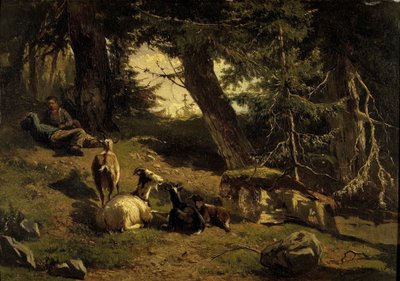 Schweizer Landschaft von Gerard Bilders