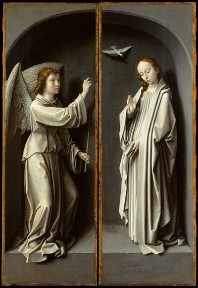 Erzengel Gabriel, Die Verkündigung der Jungfrau von Gerard David