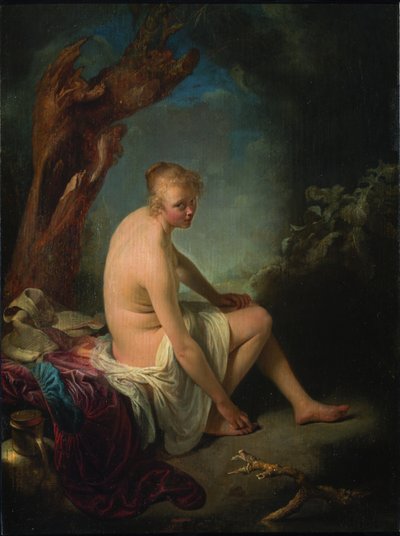 Badende, ca. 1662-1665 von Gerrit Dou