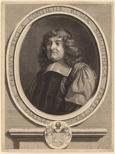 Pierre de Carcavy von Gerard Edelinck after Louis Testelin