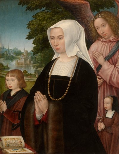 Porträt von Livia van Steelant von Gerard Horenbout